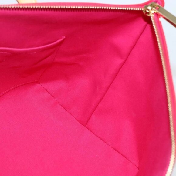 LOUIS VUITTON Monogram Vernis Bellevue PM Hand Bag Rose Pop M93669 Auth 143327 - Picture 10 of 16